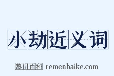 小劫近义词是什么意思的图片